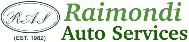 Raimondi Auto Services logo, established 1982, Old Woking