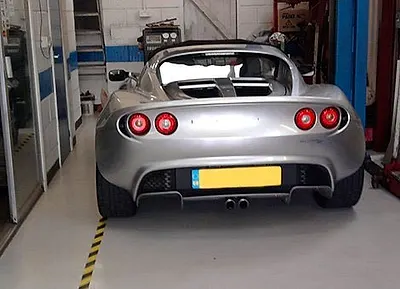 Sports car being serviced at Raimondi Auto Services Old Woking