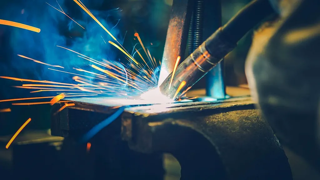 Close up of welding work Raimondi Auto Services Old Woking